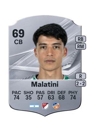 Malatini - 69 - Rare EA FC 27 card