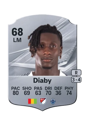 Diaby - 68 - Rare EA FC 27 card
