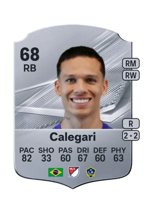 Calegari - 68 - Rare EA FC 27 card