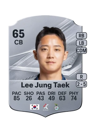 Lee Jung Taek - 65 - Rare EA FC 27 card