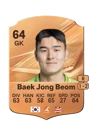 Baek Jong Beom - 64 - Rare