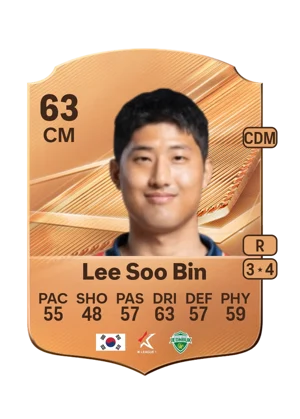 Lee Soo Bin - 63 - Rare EA FC 27 card