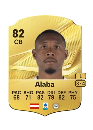 Alaba - 82 - Rare EA FC 27 card
