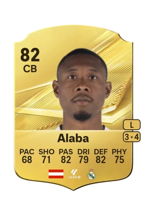Alaba - 82 - Rare EA FC 27 card