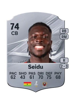 Seidu - 74 - Rare EA FC 27 card