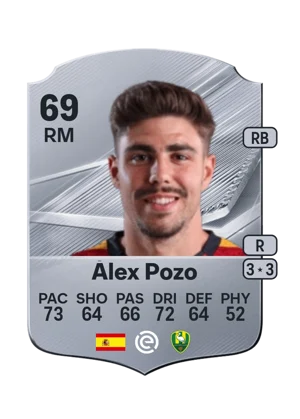 Álex Pozo - 69 - Rare EA FC 27 card
