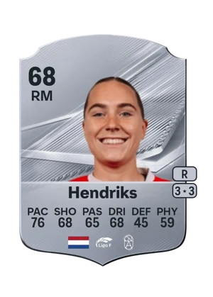 Hendriks - 68 - Rare EA FC 27 card