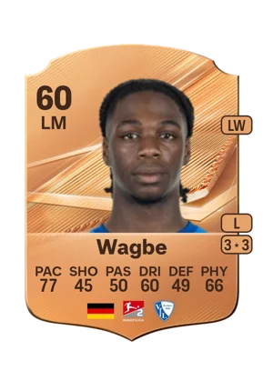 Wagbe - 60 - Rare EA FC 27 card