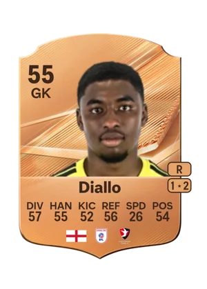 Diallo - 55 - Rare EA FC 27 card