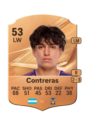 Contreras - 53 - Rare EA FC 27 card