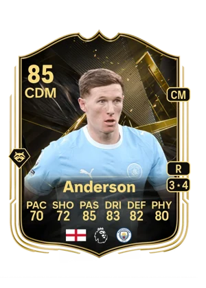 Anderson - 85 - Team of the week EA FC 27 card