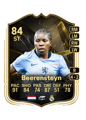 Beerensteyn - 84 - Team of the week EA FC 27 card