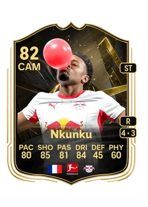 Nkunku - 82 - Team of the week EA FC 27 card