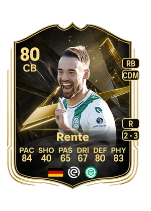 Rente - 80 - Team of the week EA FC 27 card