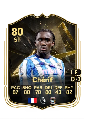 Chérif - 80 - Team of the week EA FC 27 card
