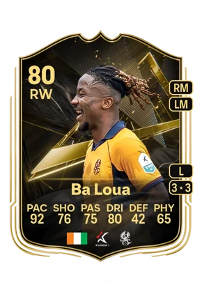 Ba Loua - 80 - Team of the week EA FC 27 card