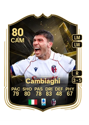 Cambiaghi - 80 - Team of the week EA FC 27 card