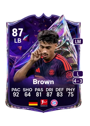 Brown - 87 - Future Stars EA FC 27 card