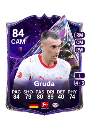 Gruda - 84 - Future Stars EA FC 27 card