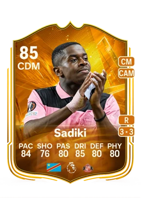 Sadiki - 85 - Star Performer EA FC 27 card