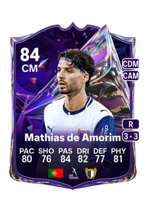 Mathias de Amorim - 84 - Future Stars EA FC 27 card