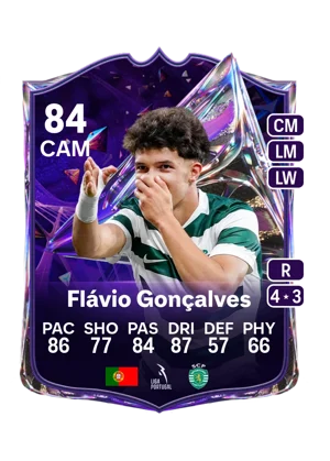 Flávio Gonçalves - 84 - Future Stars EA FC 27 card