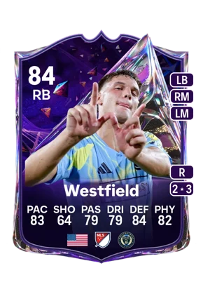 Westfield - 84 - Future Stars EA FC 27 card