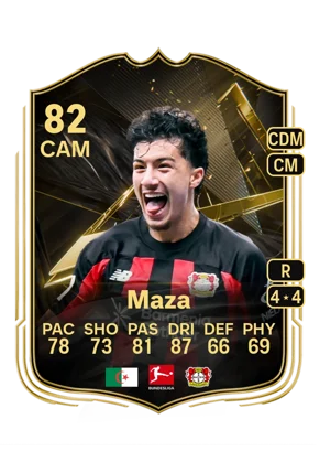 Maza - 82 - Team of the week EA FC 27 card