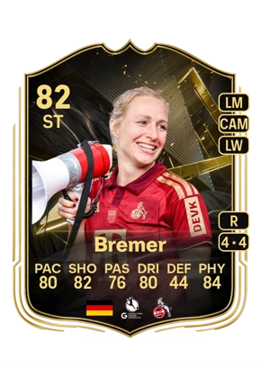 Bremer - 82 - Team of the week EA FC 27 card