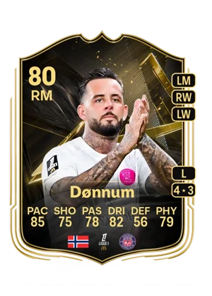 Dønnum - 80 - Team of the week EA FC 27 card