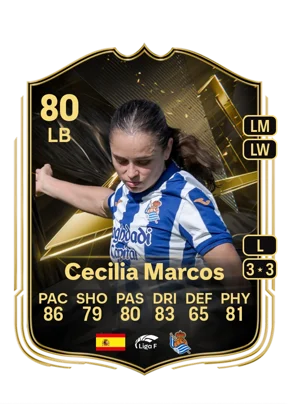Cecilia Marcos - 80 - Team of the week EA FC 27 card