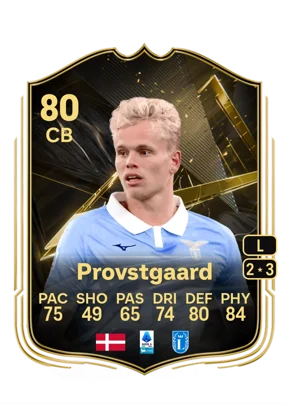 Provstgaard - 80 - Team of the week EA FC 27 card
