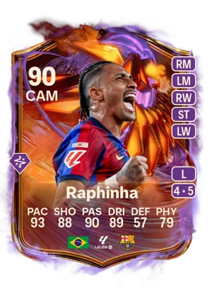Raphinha - 90 - Ultimate Scream EA FC 27 card