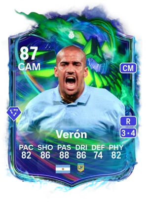 Verón - 87 - Ultimate Scream Hero EA FC 27 card
