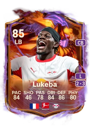 Lukeba - 85 - Ultimate Scream EA FC 27 card