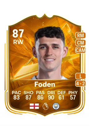 Foden - 87 - Star Performer EA FC 27 card