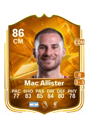 Mac Allister - 86 - Star Performer EA FC 27 card
