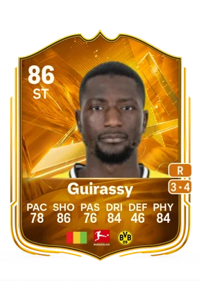 Guirassy - 86 - Star Performer EA FC 27 card